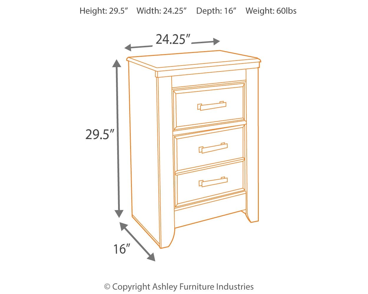 Juararo - Dark Brown - Two Drawer Night Stand - Hornell Furniture Outlet