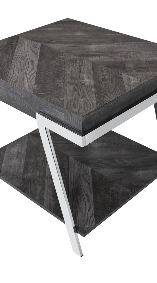 Roma - 3 Piece Occasional Table Set - Gray - Hornell Furniture Outlet