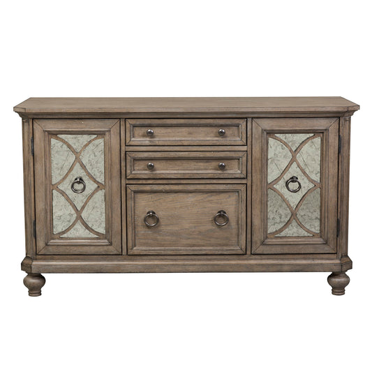 Simply Elegant - Credenza - Light Brown - Hornell Furniture Outlet
