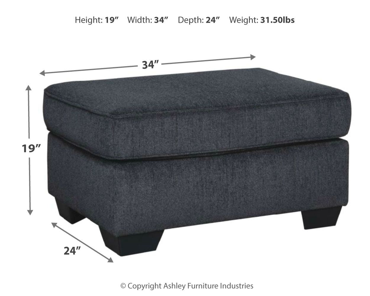 Altari - Ottoman - Hornell Furniture Outlet