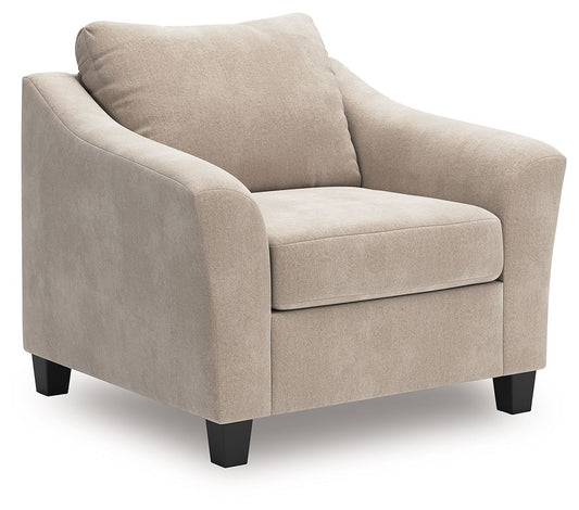 Willarae - Taupe - Chair And A Half - Hornell Furniture Outlet
