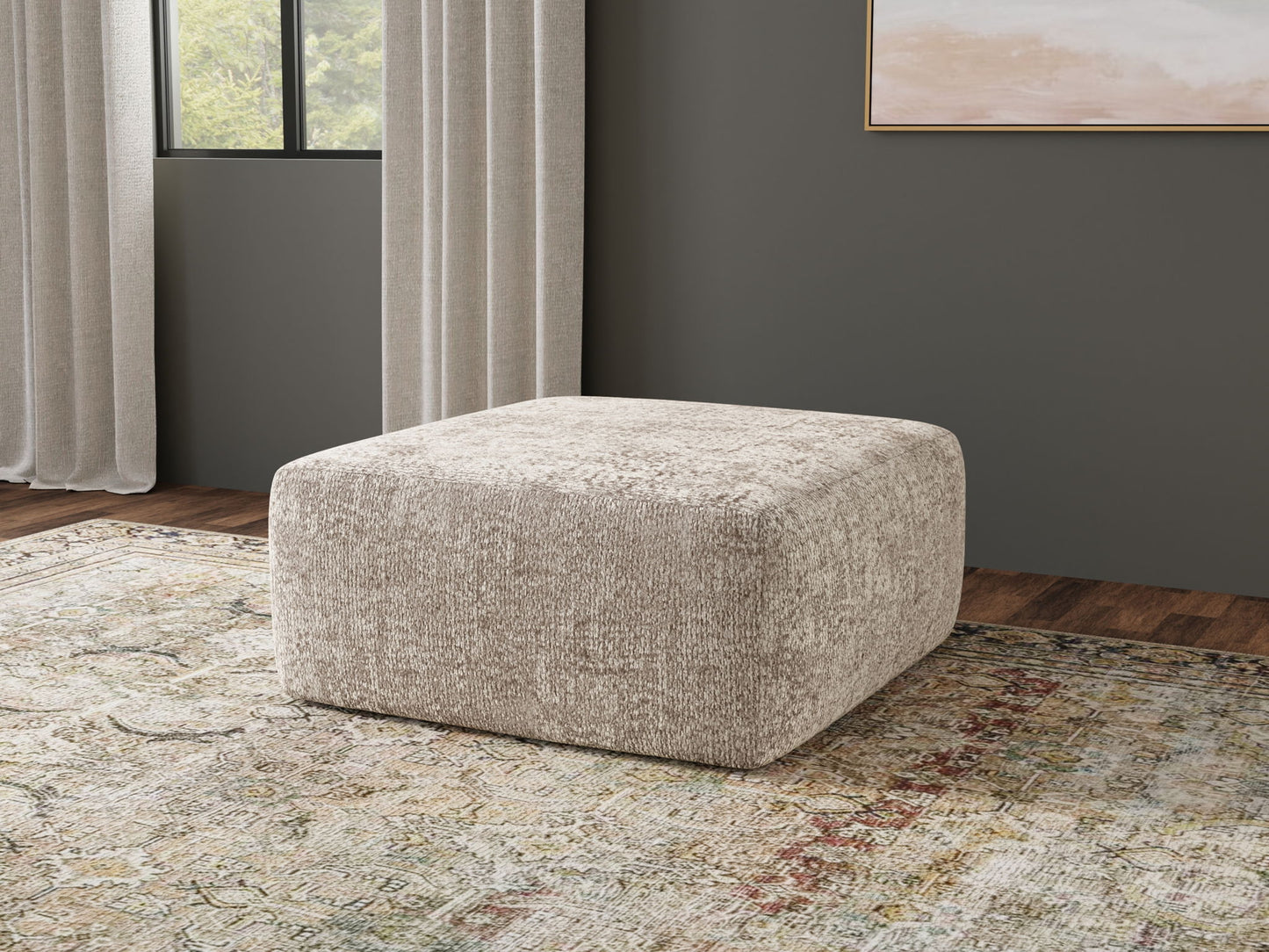 Jaden - Cocktail Ottoman - Hornell Furniture Outlet