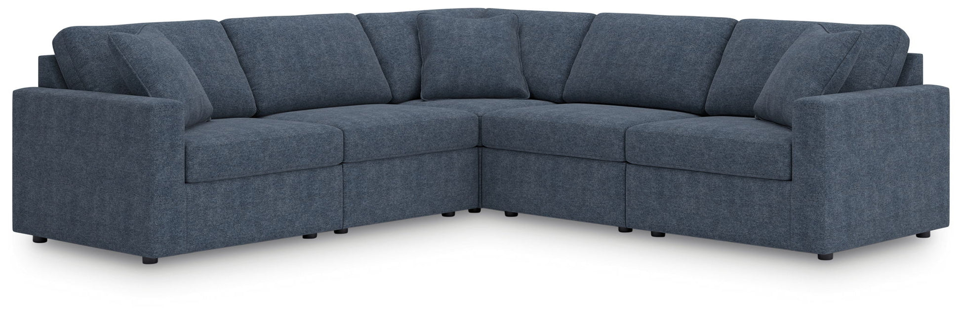 Modmax - Ink - 5 - Piece Sectional - Fabric - Hornell Furniture Outlet