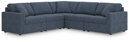 Modmax - Ink - 5 - Piece Sectional - Fabric - Hornell Furniture Outlet