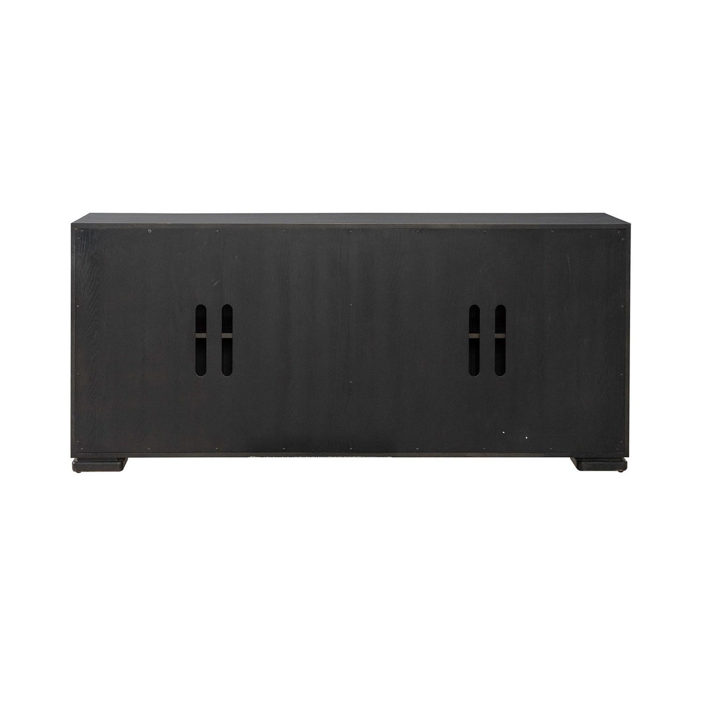 Barlowe - 4 Door Accent Cabinet - Brown - Hornell Furniture Outlet