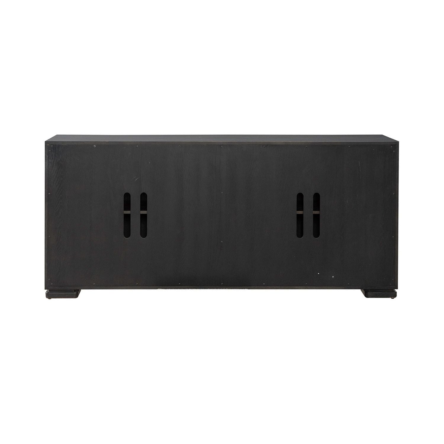 Barlowe - 4 Door Accent Cabinet - Brown - Hornell Furniture Outlet
