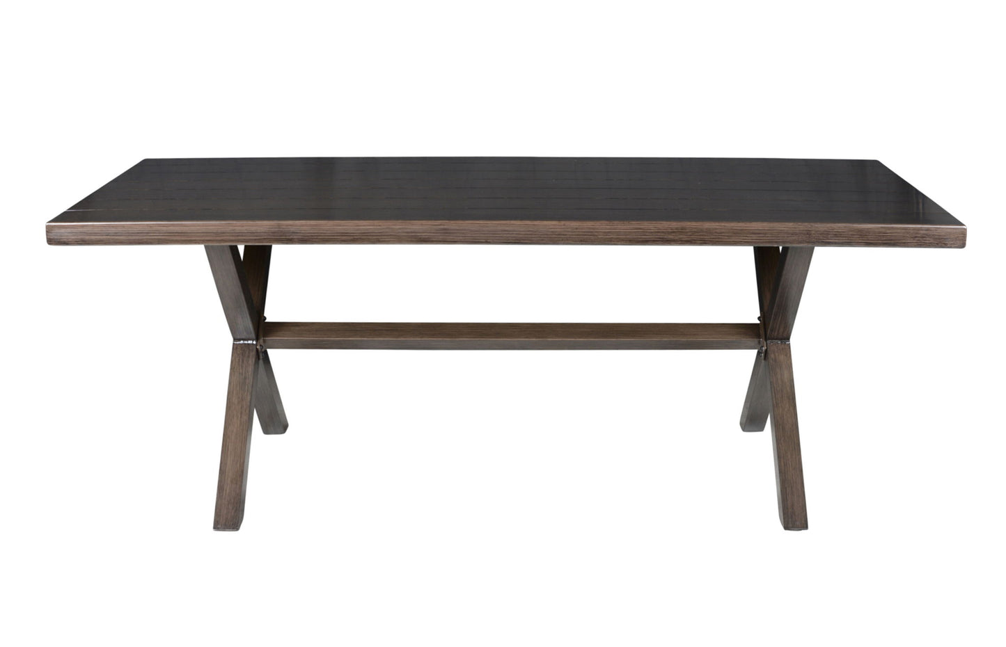 Marina - Rectangular Patio Table - Brown - Hornell Furniture Outlet