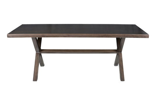 Marina - Rectangular Patio Table - Brown - Hornell Furniture Outlet