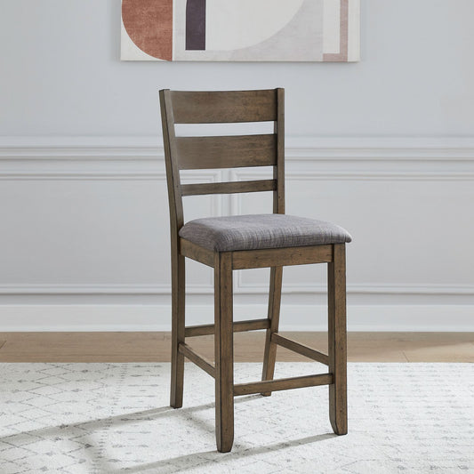 Brook Bay - Slat Back Upholstered Counter Chair (RTA) - Hornell Furniture Outlet