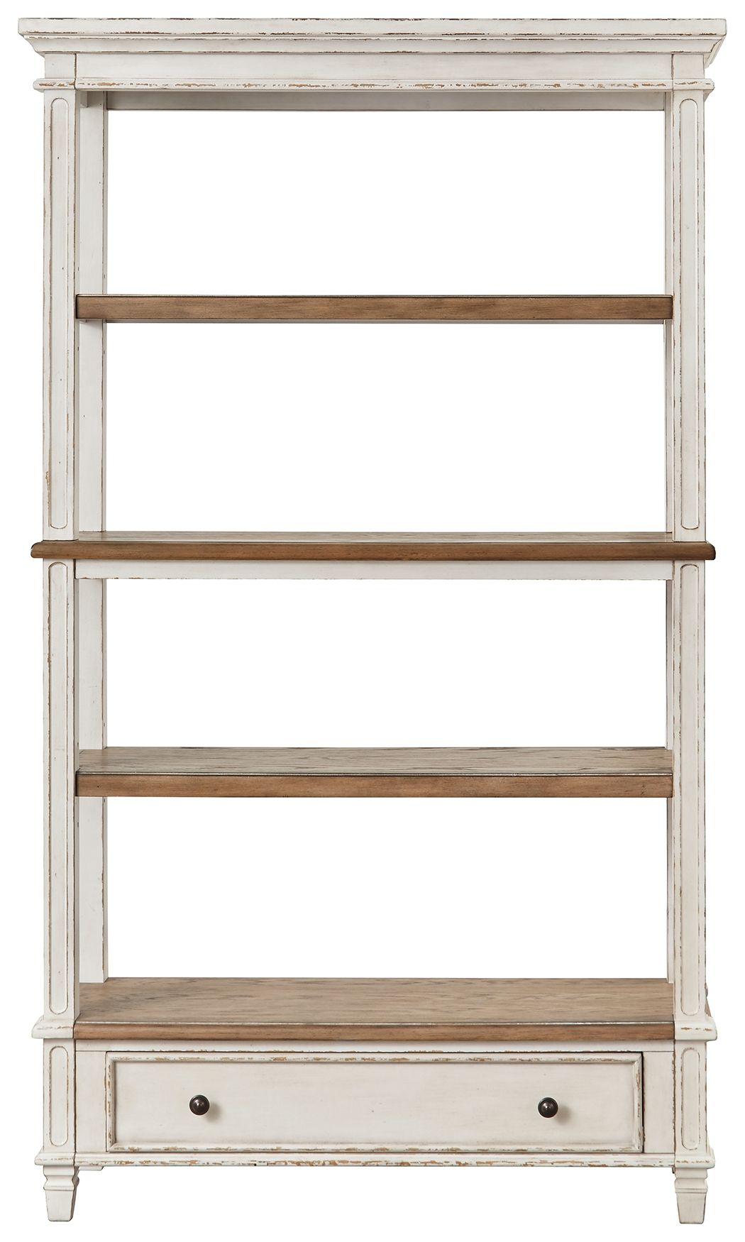 Realyn - Brown / White - Bookcase - Hornell Furniture Outlet