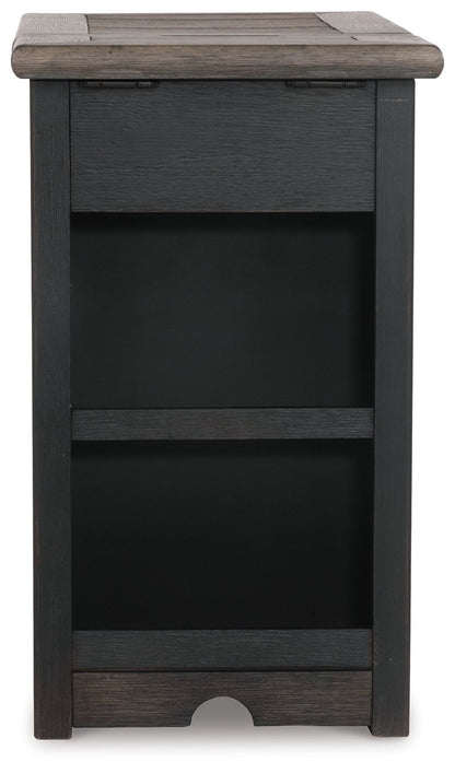 Tyler Creek - Grayish Brown / Black - Chair Side End Table - Hornell Furniture Outlet