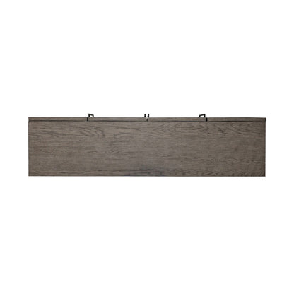 Pelicans Buff - 74" Accent TV Console - Gray - Hornell Furniture Outlet