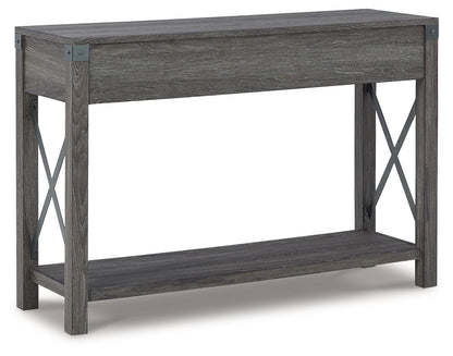 Freedan - Console Sofa Table - Grayish Brown - Hornell Furniture Outlet