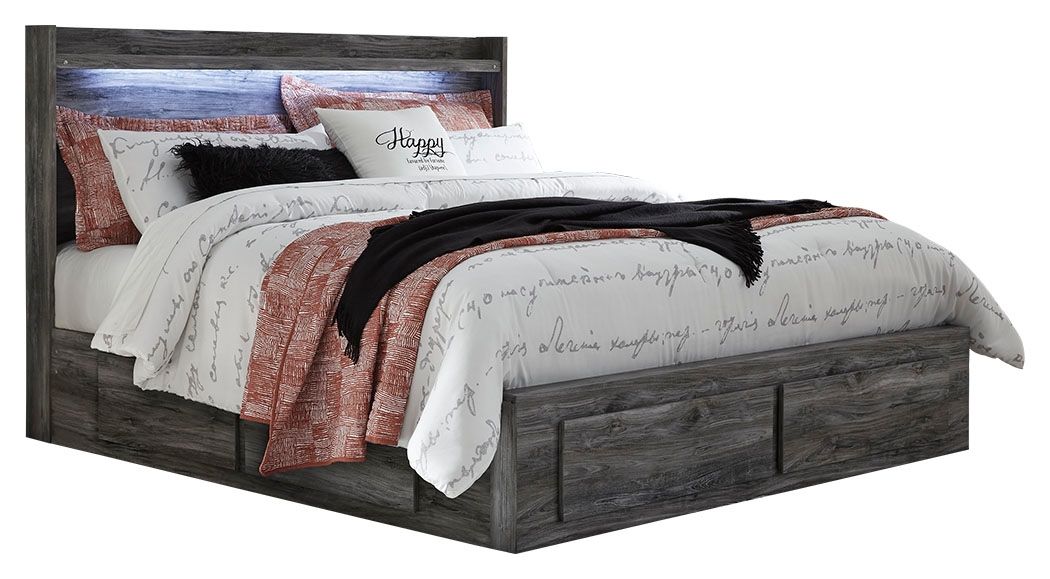 Baystorm - Panel Bedroom Set - Gray - Hornell Furniture Outlet