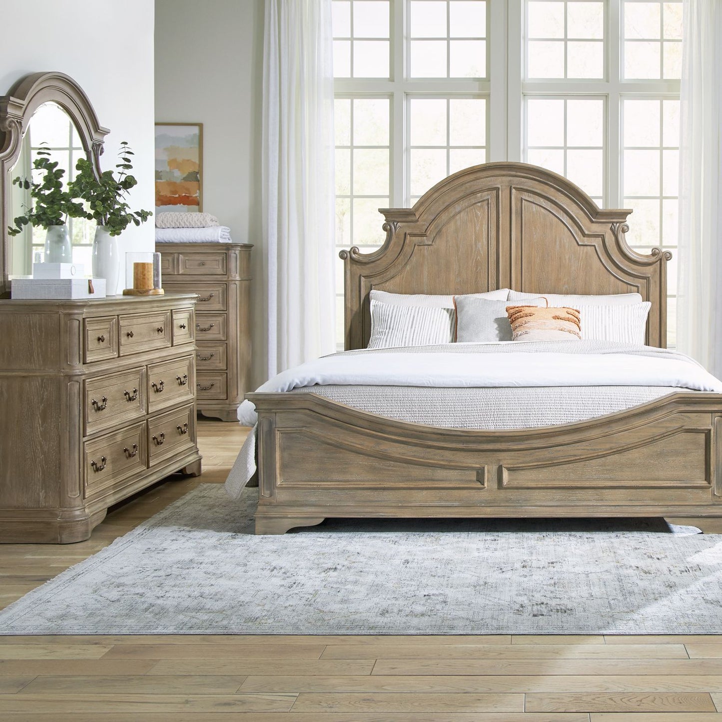 Magnolia Manor - Panel Bedroom Set - Hornell Furniture Outlet