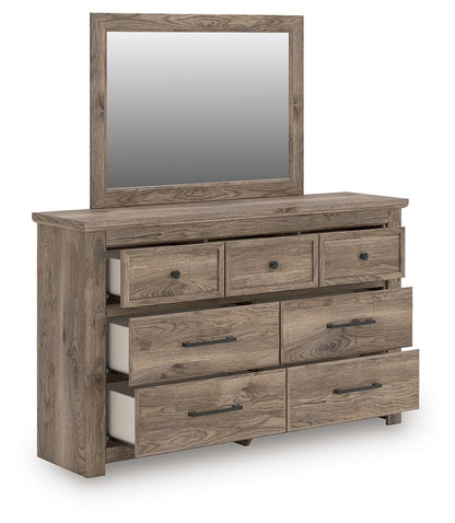 Rusticott - Seven Drawer Dresser - Hornell Furniture Outlet