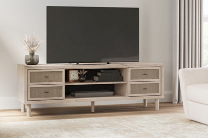 Cielden - Two - tone - Extra Large TV Stand - Hornell Furniture Outlet