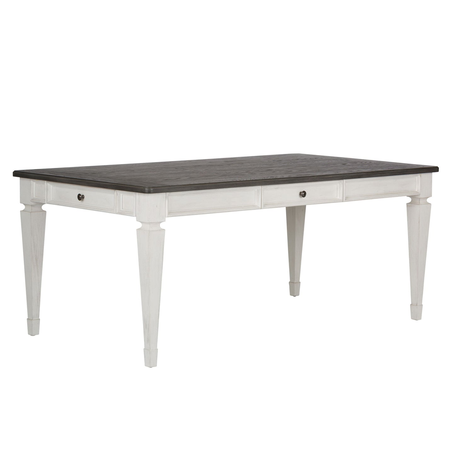 Allyson Park - Rectangular Leg Table - Dark Brown - Hornell Furniture Outlet