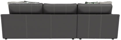 Minori - Italian Leather Sofa / Chaise And Cocktail Ottoman - Hornell Furniture Outlet