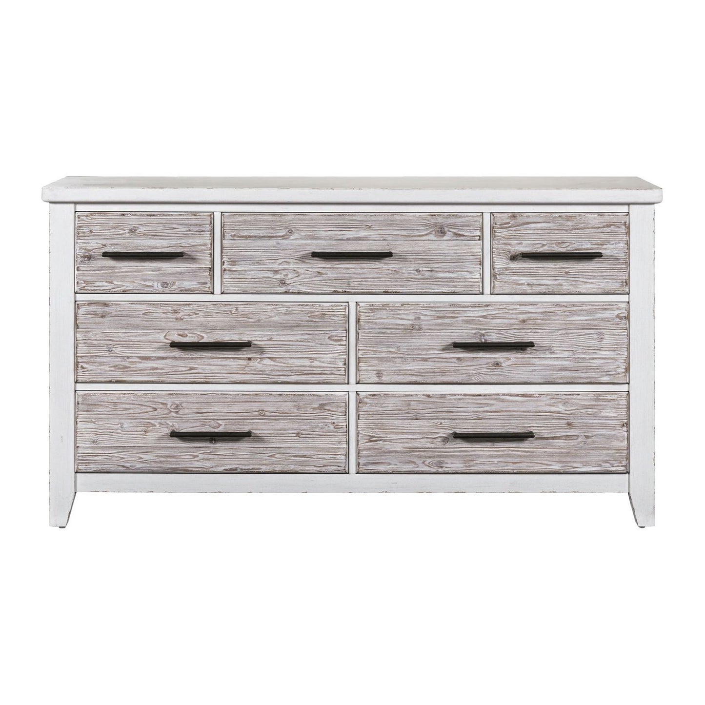 Backroads - 7 Drawer Dresser - White - Hornell Furniture Outlet