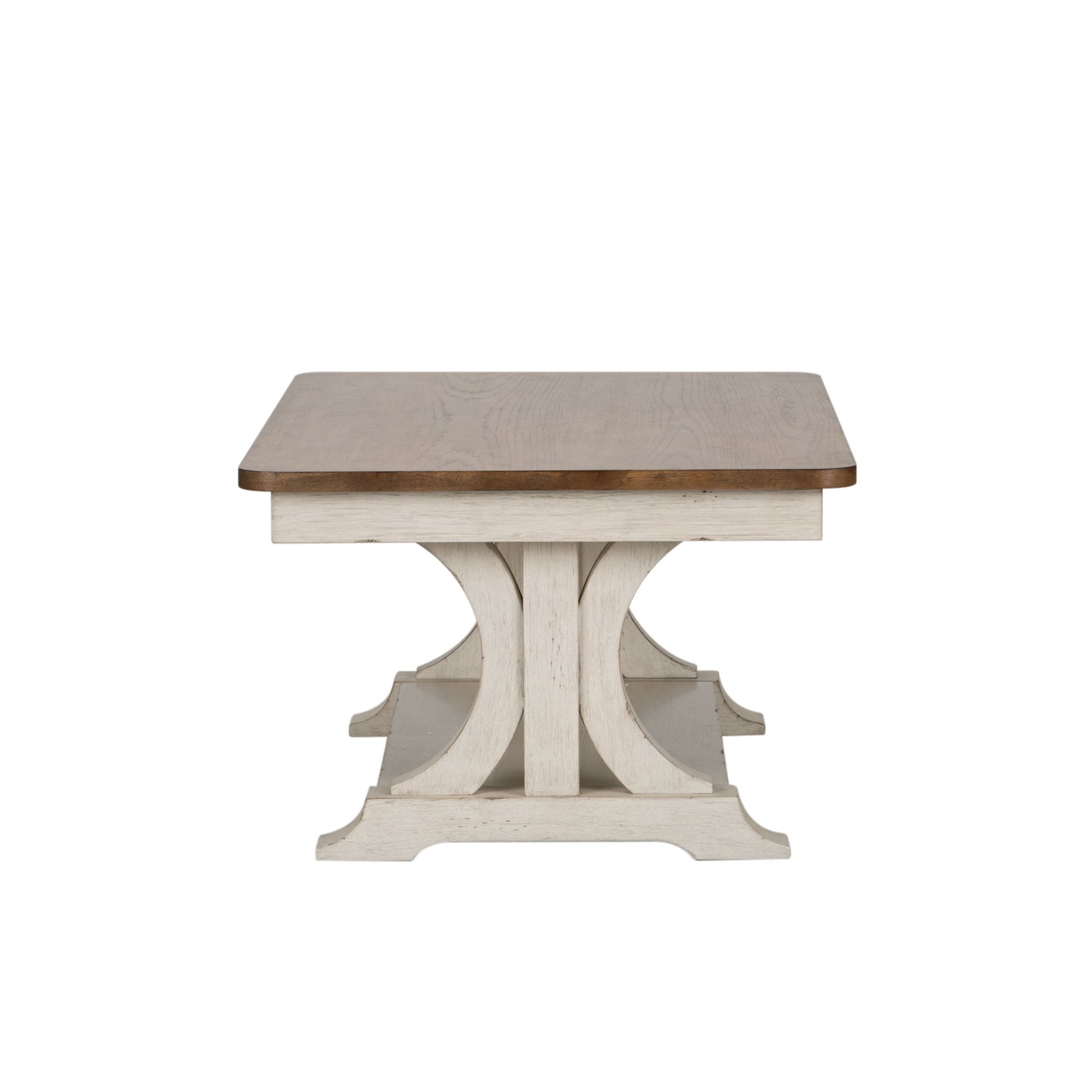 Farmhouse Reimagined - Rectangular Cocktail Table - White - Hornell Furniture Outlet