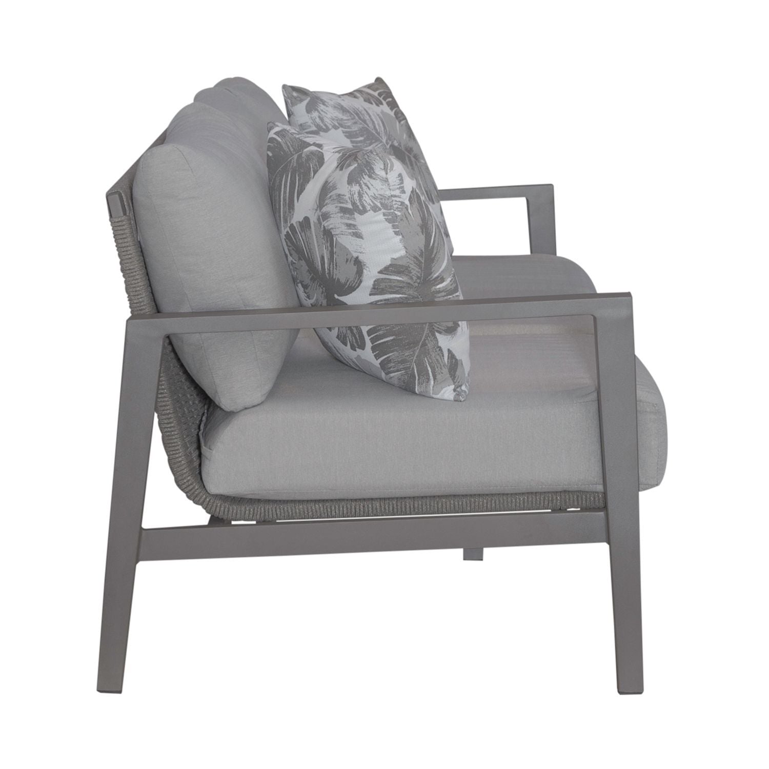 Plantation Key - Outdoor Sofa - Granite - Hornell Furniture Outlet