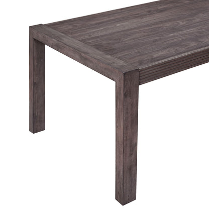 Modern Edge - Rectangular Leg Table - Brown - Hornell Furniture Outlet