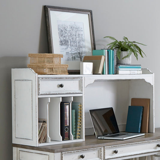 Magnolia Manor - Hutch - White - Hornell Furniture Outlet