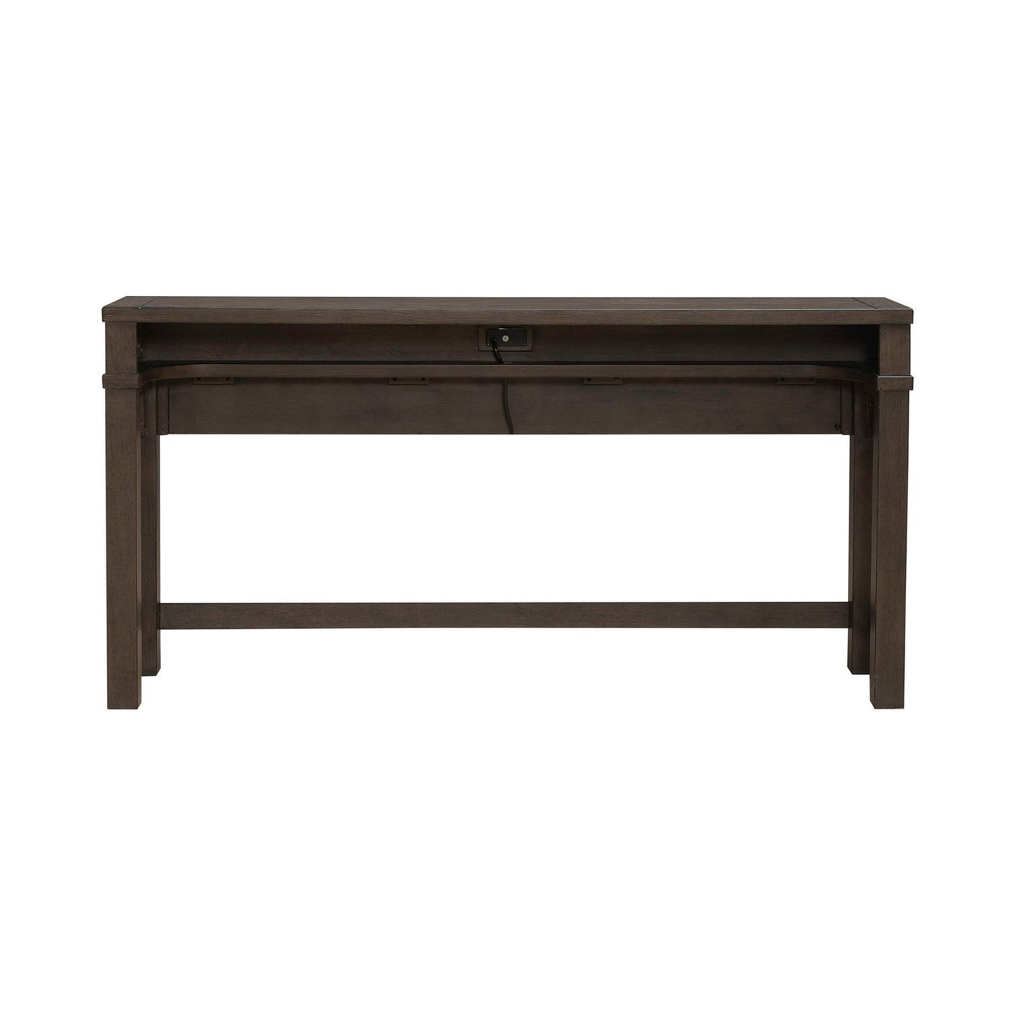 Cascade Falls - Console Bar Table - Satin Espresso - Hornell Furniture Outlet