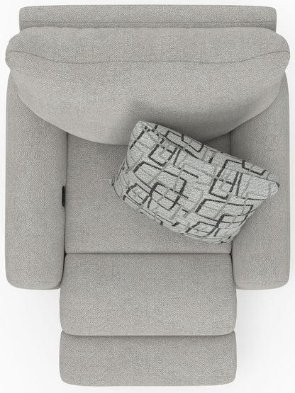 Maxwell - Power Deep Seat Lay Flat Recliner - Hornell Furniture Outlet