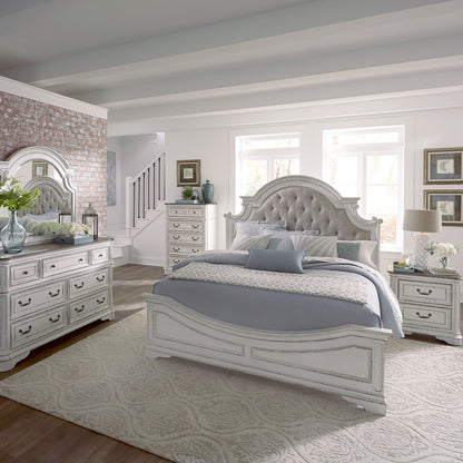 Magnolia Manor - Upholstered Bedroom Set - Hornell Furniture Outlet