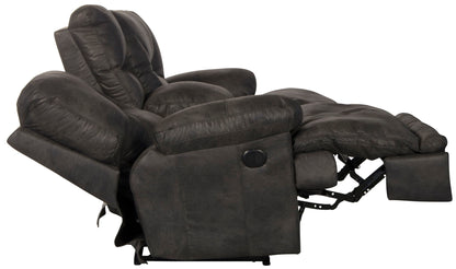 Voyager - Lay Flat Console Reclining Loveseat - Hornell Furniture Outlet