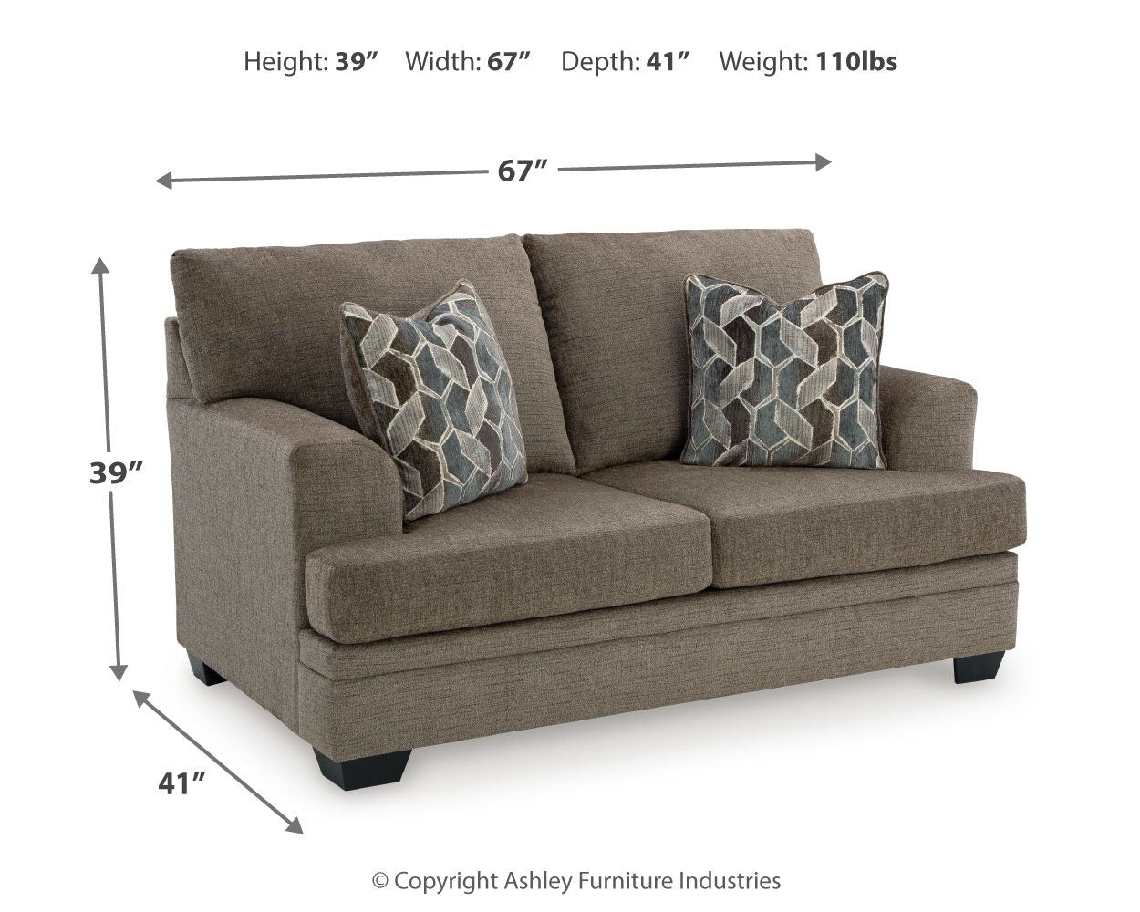 Stonemeade - Loveseat - Hornell Furniture Outlet