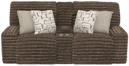 Lynx - Power Reclining Console Loveseat With Zero Gravity - Hornell Furniture Outlet