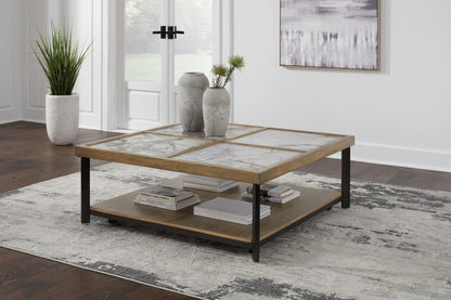 Montia - Multi - Square Cocktail Table - Hornell Furniture Outlet