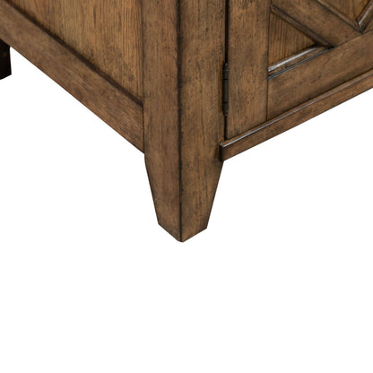 Carolina Park - 78" TV Console - Brown - Hornell Furniture Outlet