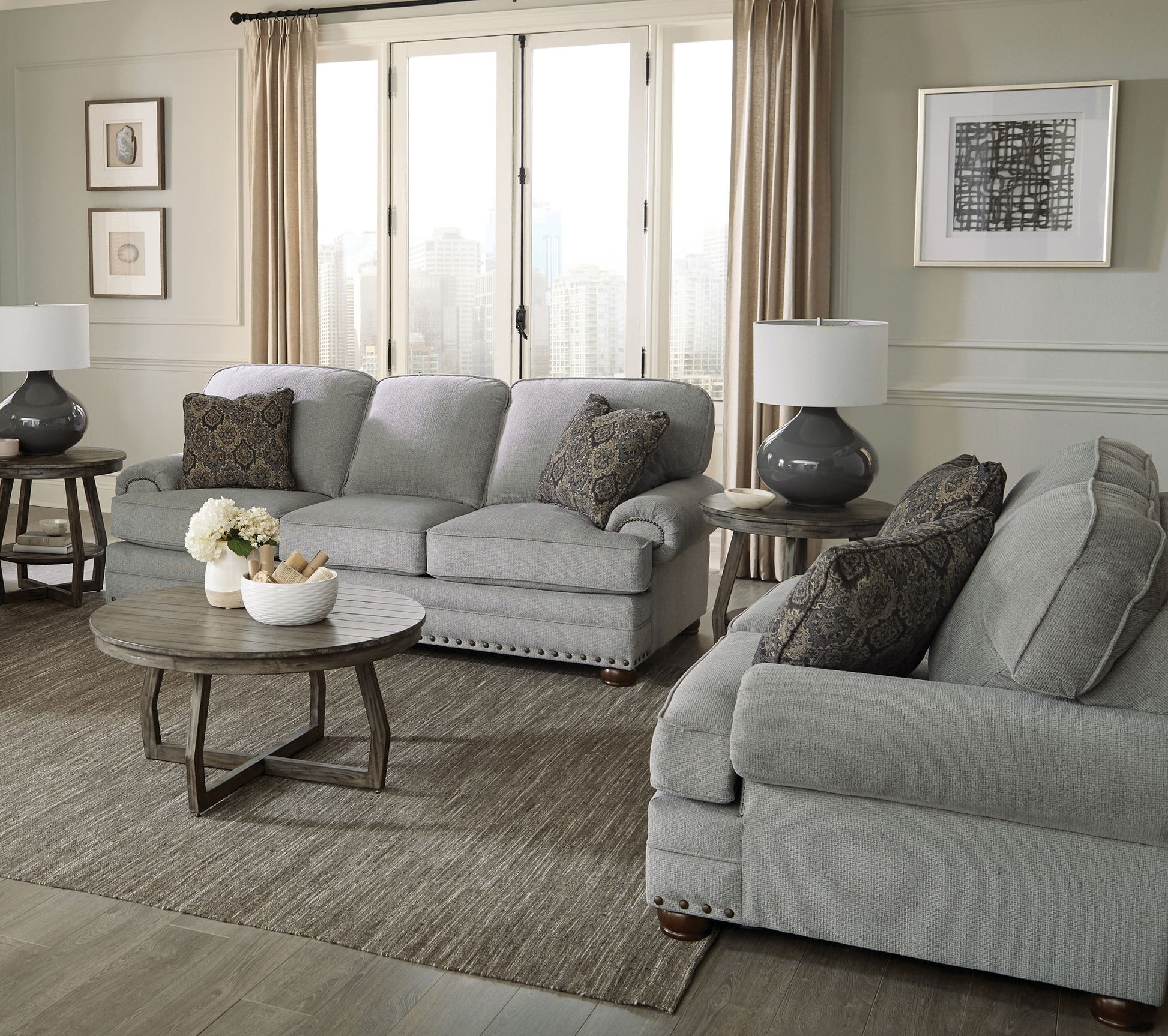 Singletary - Loveseat - Hornell Furniture Outlet