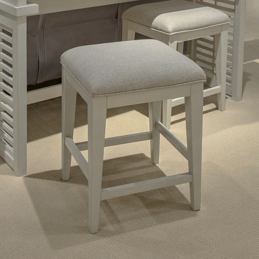 Berkley Square - Upholstered Console Stool (RTA) - Brown - Hornell Furniture Outlet