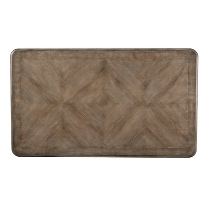 Magnolia Manor - 5 Piece Gathering Table Set - Upholstered Chairs - White - Hornell Furniture Outlet