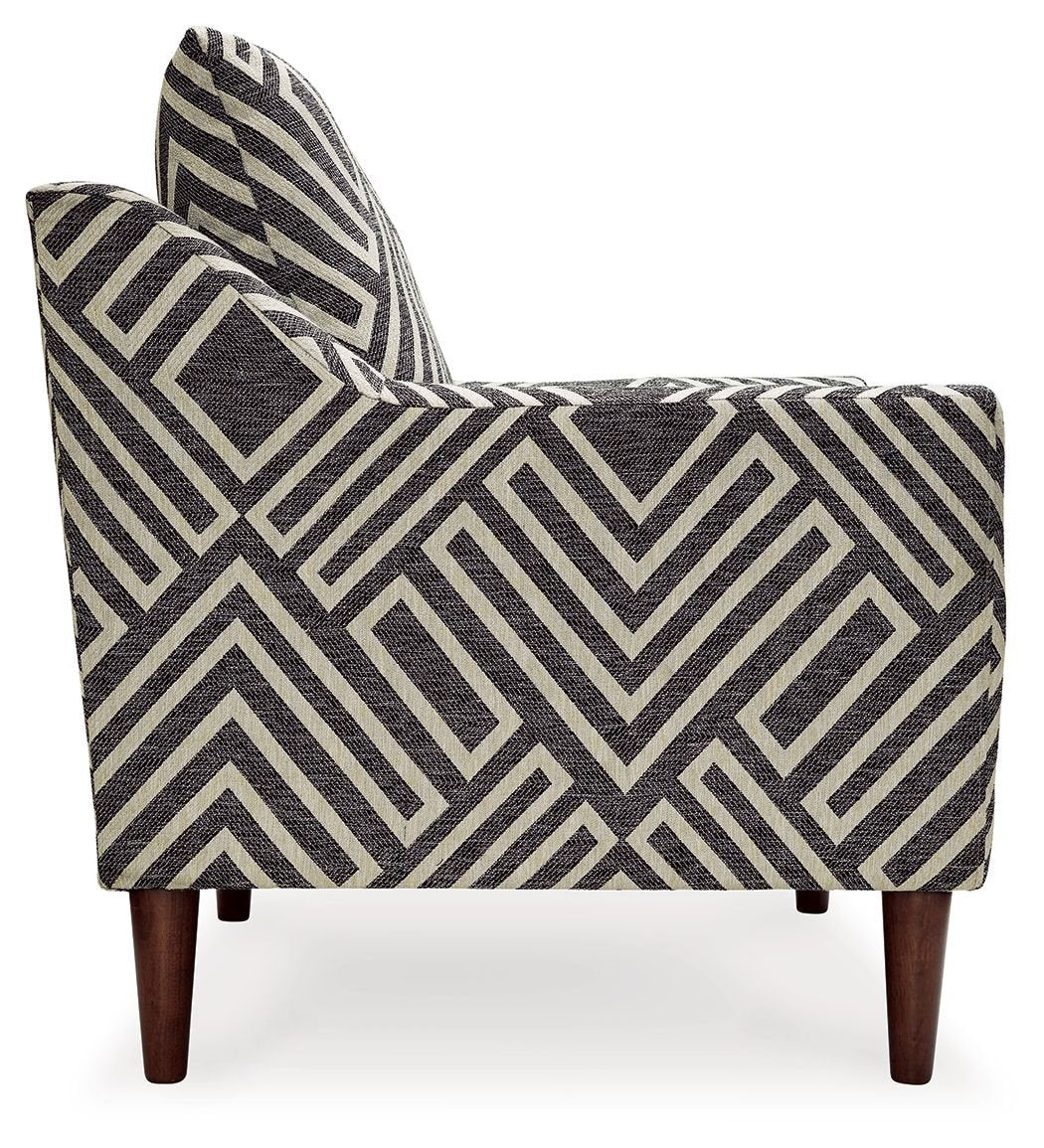 Morrilton Next - Gen Nuvella - Natural / Charcoal - Accent Chair - Hornell Furniture Outlet