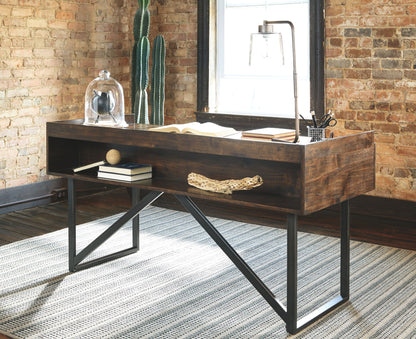Starmore - Brown - Home Office Desk - Hornell Furniture Outlet