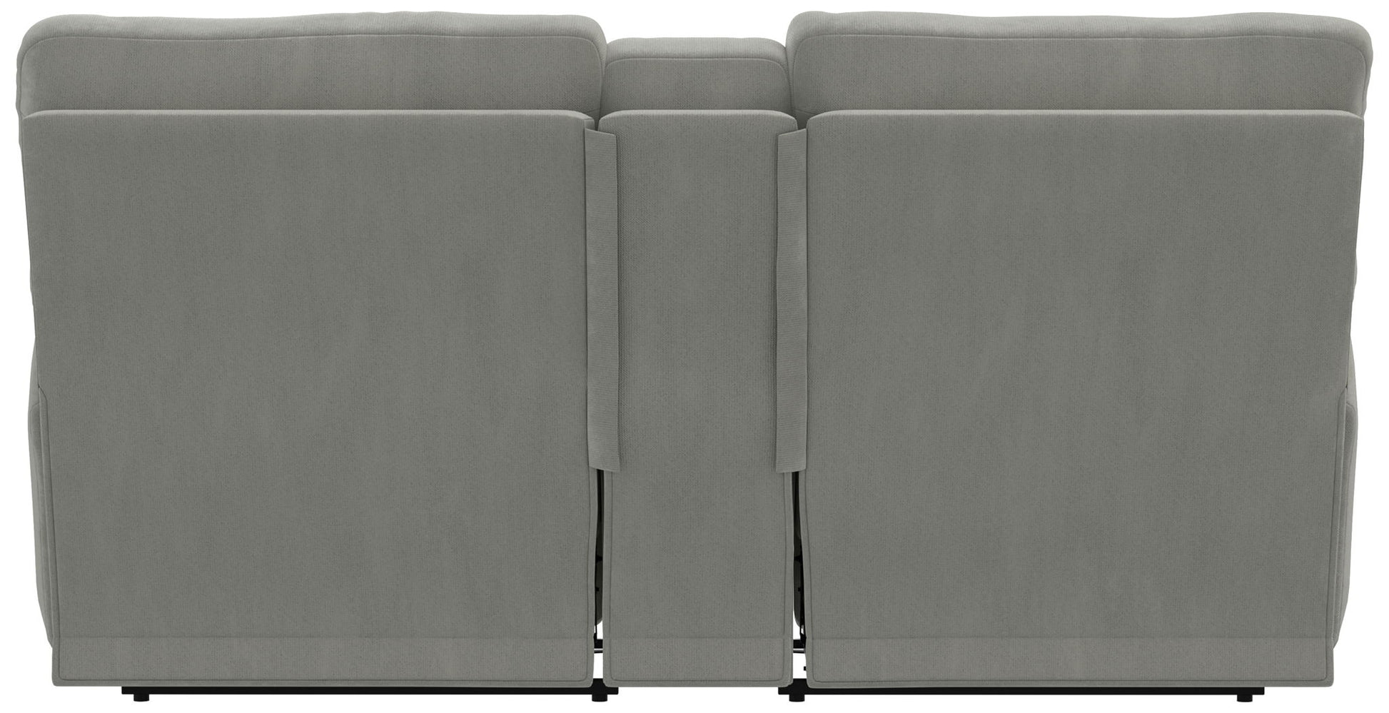 Renaldo - Power Console Loveseat With Zero Gravity Recline - Stone - Hornell Furniture Outlet