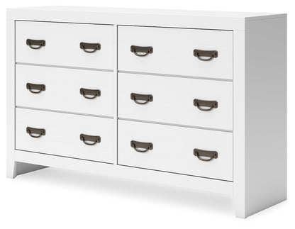 Binterglen - White - Dresser - Hornell Furniture Outlet