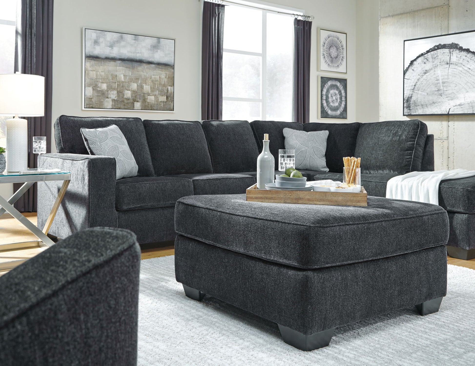 Altari - Accent Ottoman - Hornell Furniture Outlet