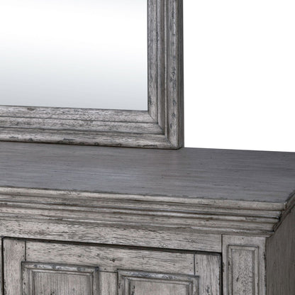 Big Valley - Dresser & Mirror - Hornell Furniture Outlet