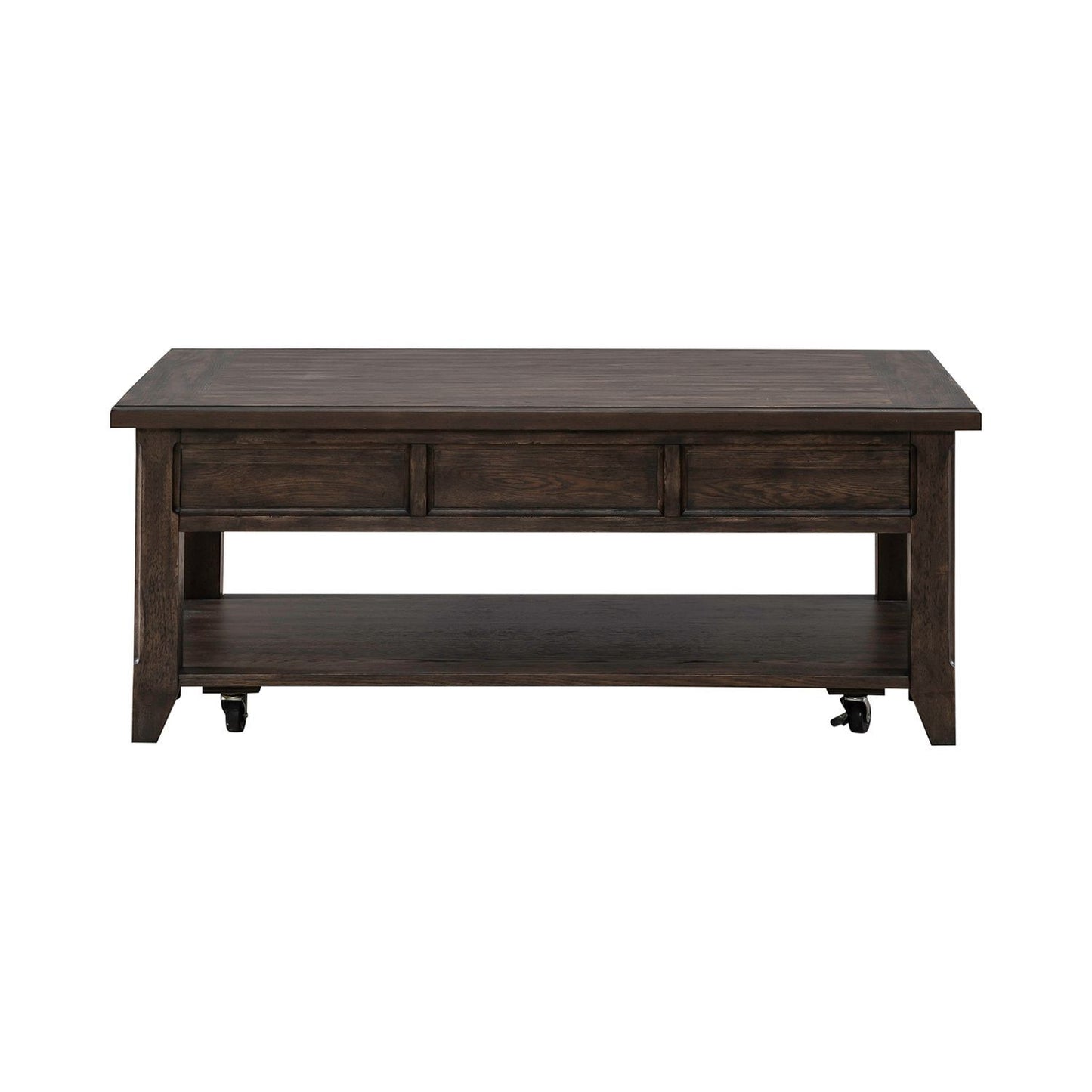 Paradise Valley - Lift Top Cocktail Table - Dark Brown - Hornell Furniture Outlet