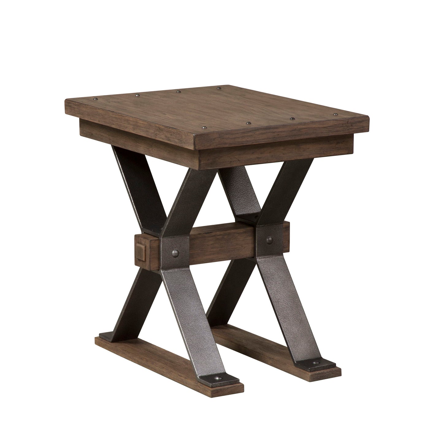 Sonoma Road - Chair Side Table - Light Brown - Hornell Furniture Outlet