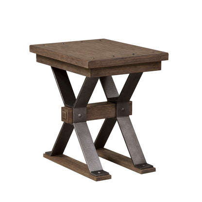 Sonoma Road - Chair Side Table - Light Brown - Hornell Furniture Outlet