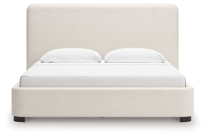 Brintstreet - Beige - King Upholstered Bed - Hornell Furniture Outlet