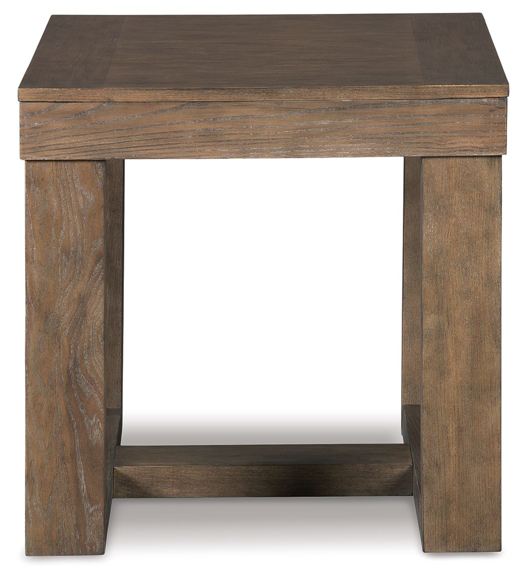 Cariton - Square End Table - Gray - Hornell Furniture Outlet